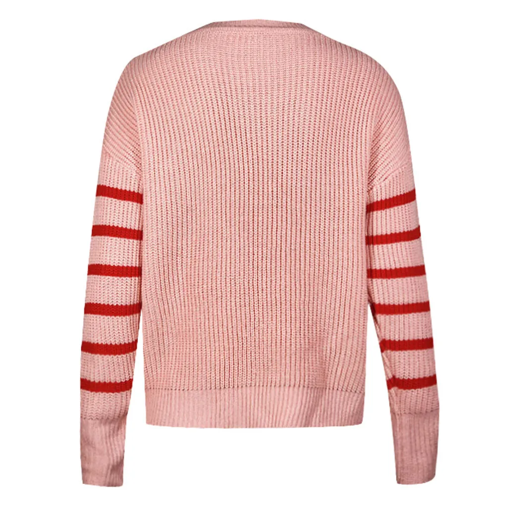 2019 Модный Новый женский модный зимний однотонный вязаный свитер в