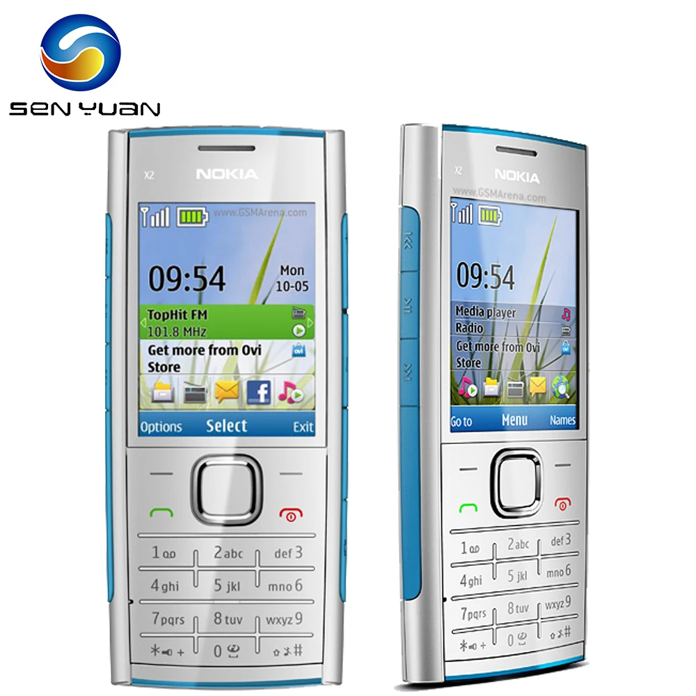 X2 в Мои желания оригинальный Nokia 00 телефон Bluetooth FM JAVA 5MP разблокированный