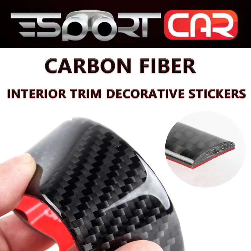 Наклейки для внутренней отделки из углеродного волокна декоративные наклейки на