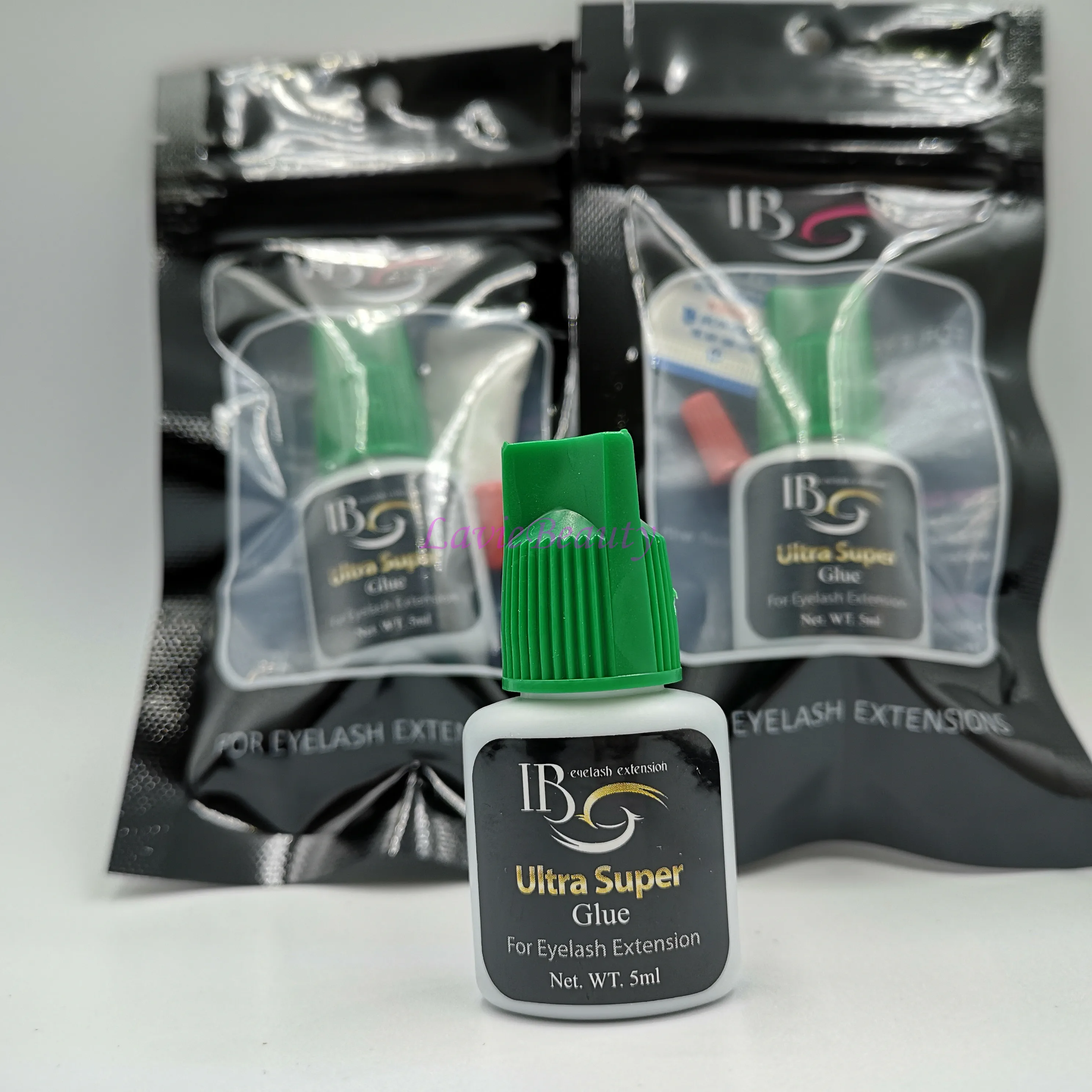 i-beauty 1 бутылка/лот IB ультра супер клей индивидуальный быстросохнущий клей для ресниц Зеленая кнопка 5 мл/бутылка