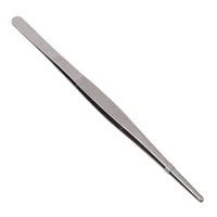 extra long 30cm12 inch stainless steel kitchen grill tweezers bbq food oven salad fish serving tongs barbecue tool
