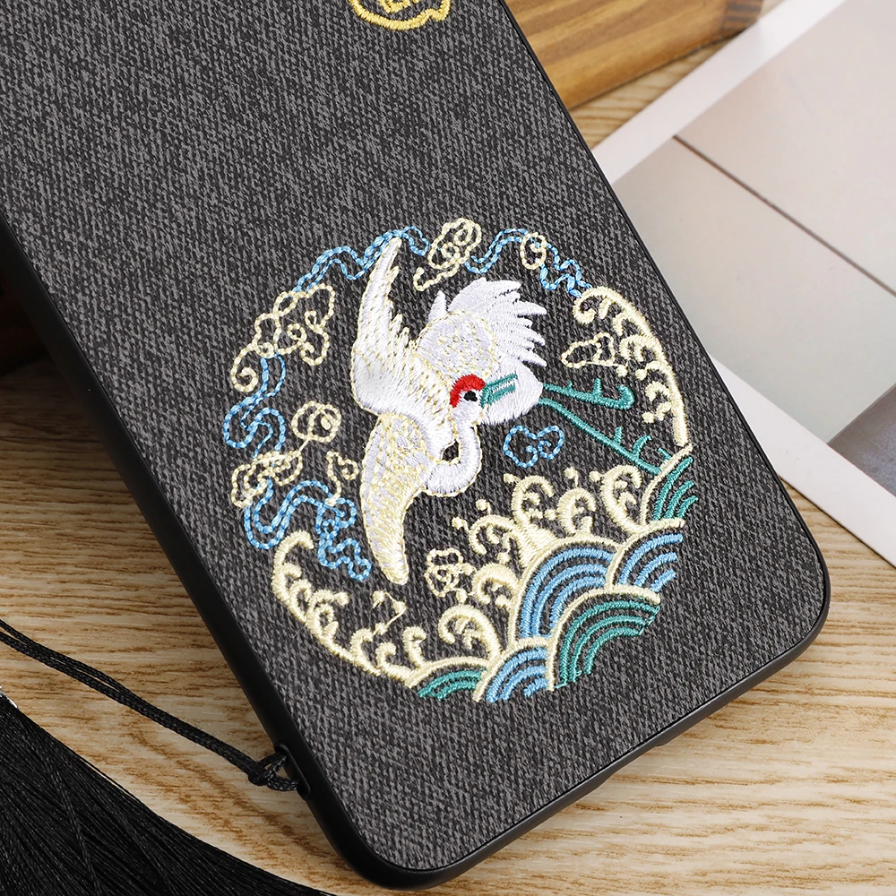 Роскошные 3D Вышивка Чехол для телефона huawei P20 плюс P30 Lite Nova 3 3i 4 4E 5 5i Коврики 20 pro