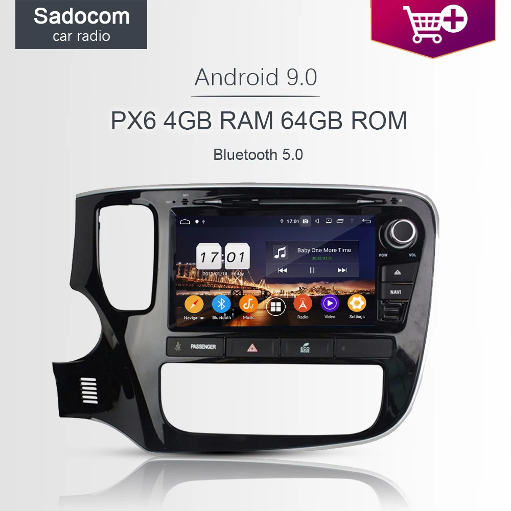 Автомобильный DVD плеер 720P 8 дюймов DSP PX6 2 din Android 9 0 4 Гб + 64 ГБ мультимедиа GPS карта RDS