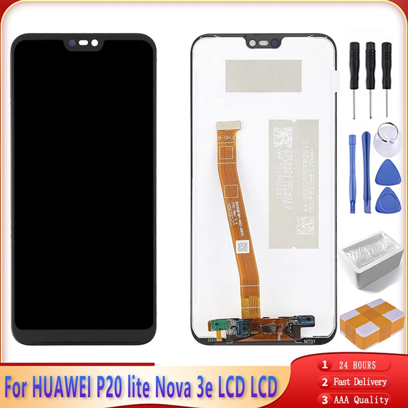 5 84 &quotдля HUAWEI P20 lite Nova 3e ЖК дисплей сенсорный экран дигитайзер для сборки без рамы