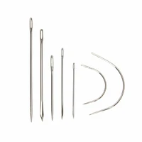 upholstery carpet leather canvas repair curved diy leather hand sewing stainless steel pin stitch needles kit canvas sewing 7pcs