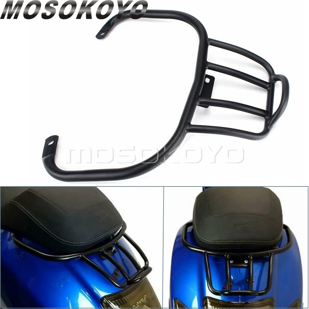 

Black Motorcycle Sports Luggage Bracket For Vespa GTS 300 GTS300 GTS-300 Piaggio CNC Aluminum Rear Shelf Book Bag Luggage Rack