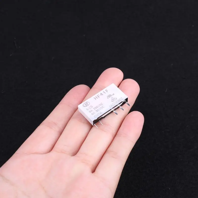HF41F/5-ZS 5V 6A катушка бистабильное реле с защелкой высокое качество домашнее