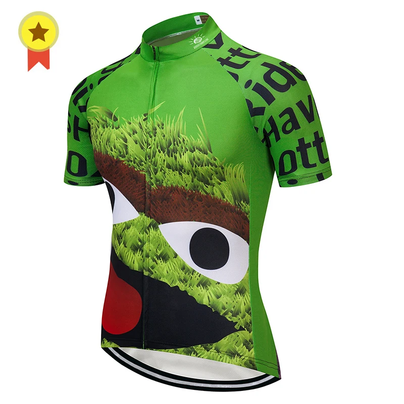 Дышащая белая футболка унисекс с мультяшным котом для езды на велосипеде летняя