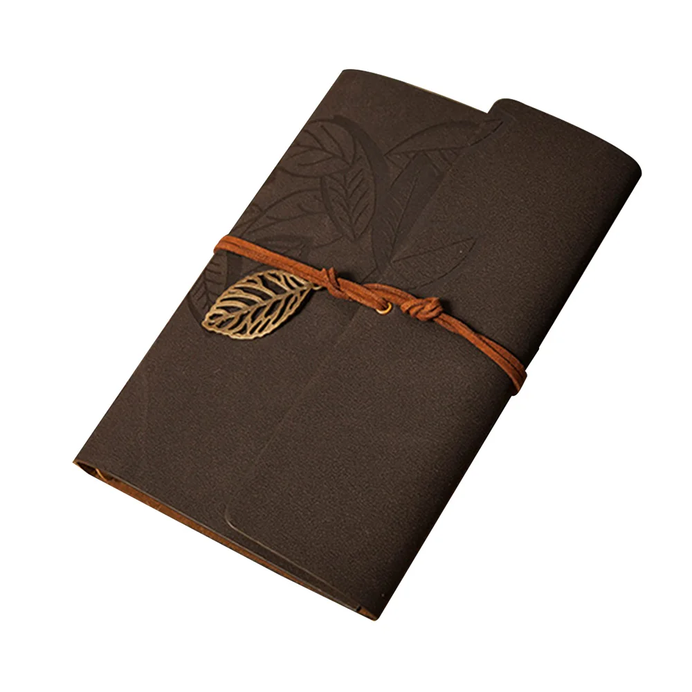 Записная книжка с подвеской в виде листа Кожаная Обложка | Канцтовары для офиса и