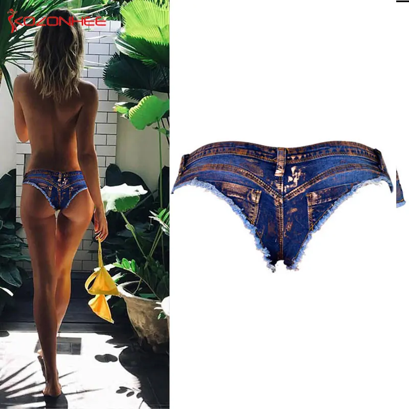 Летние Стильные Новые джинсовые шорты 2018 женские модные облегающие однотонные