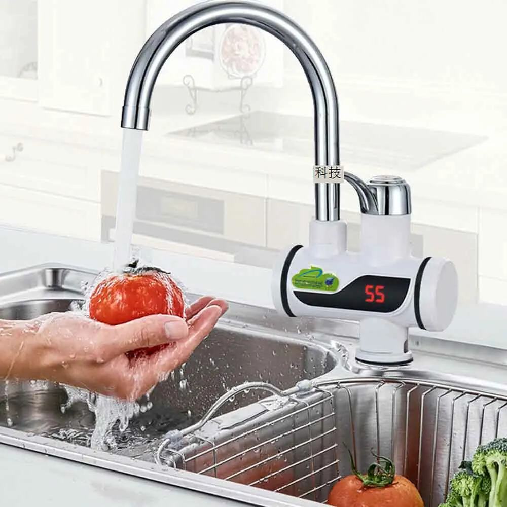 Мгновенный Электрический кран для горячей воды ванная комната кухня быстрый