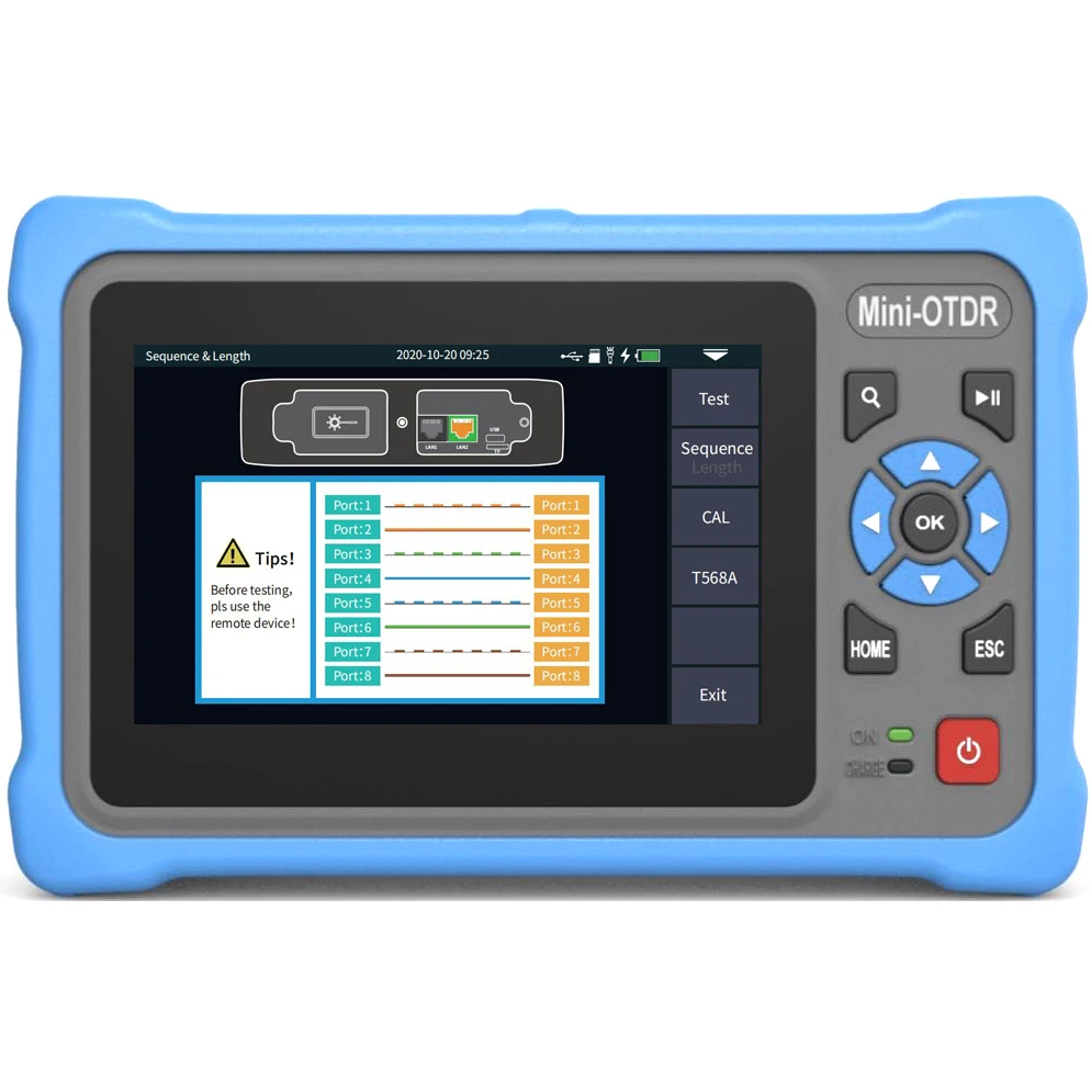GPON EPON xPON тест активного волокна ing OTDR живого мини-оптический рефлектометр VFL OLS OPM