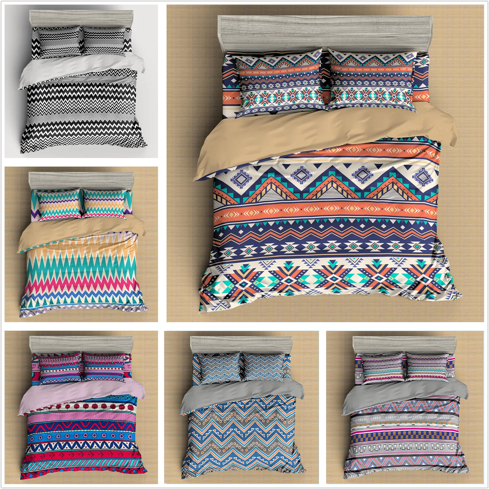 3D набор постельного белья в национальном стиле роскошное постельное белье