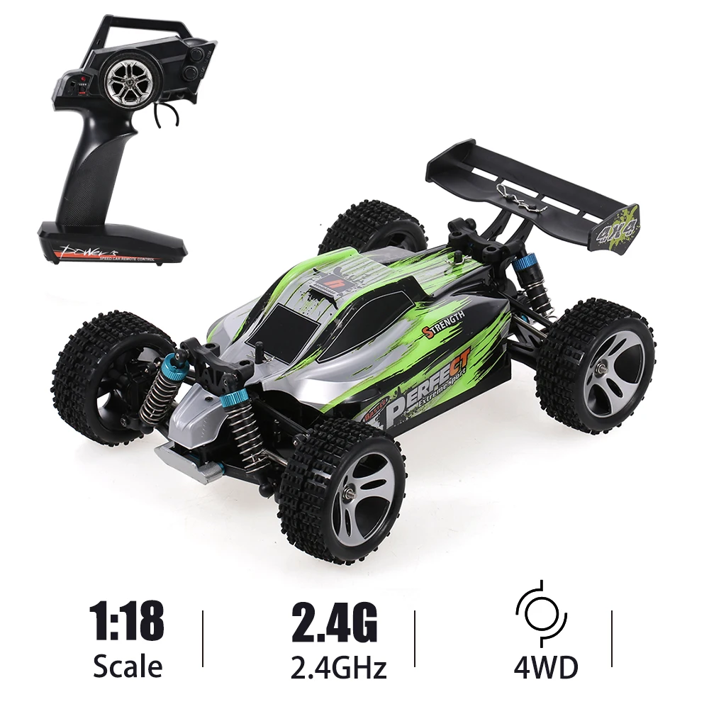 WLtoys A959 B 1/18 масштаб 4WD 70 км/ч высокая скорость 2 4G Радиоуправляемый гоночный