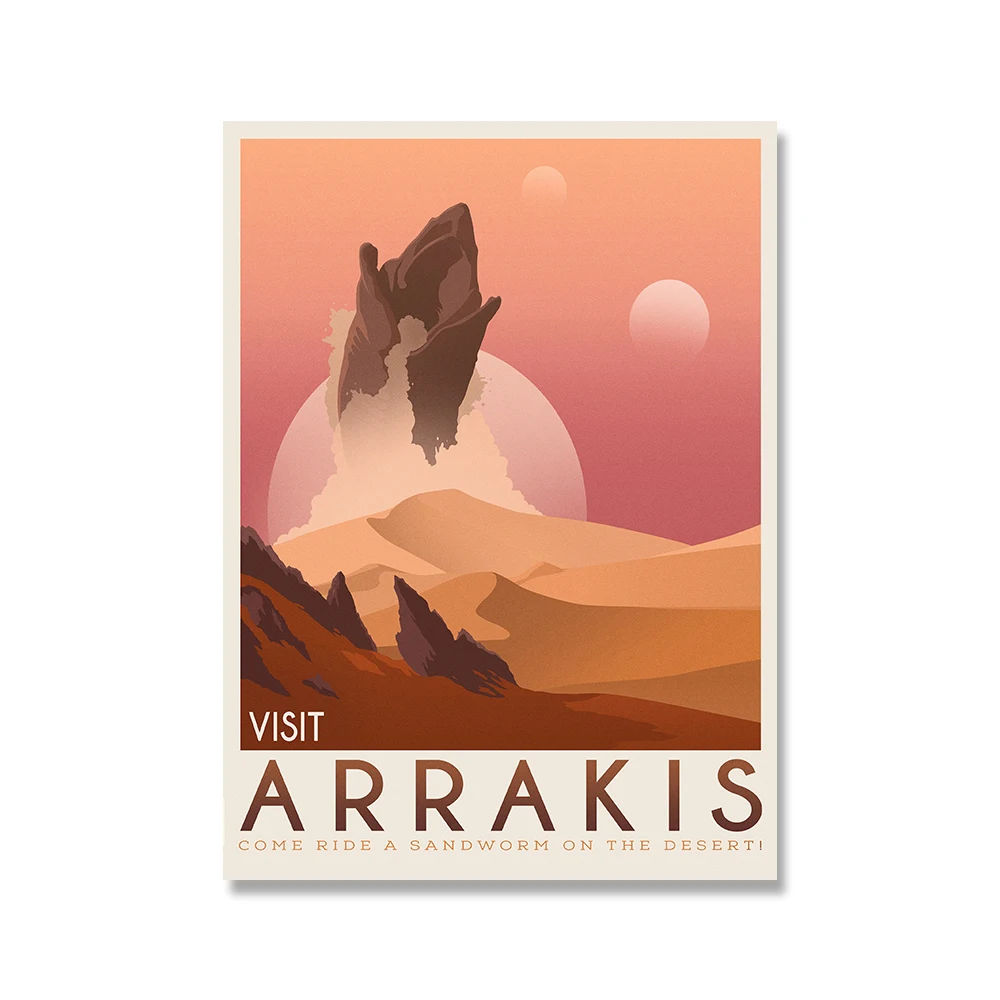 Poster Arrakis Dune Jack York