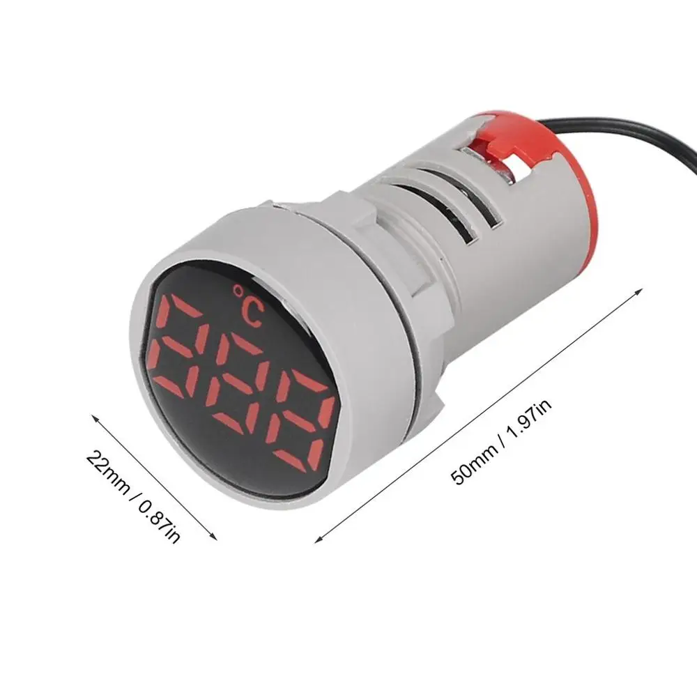 Круглый светодиодный термометр SINOTIMER ST16C 22 мм цифровой дисплей измеритель