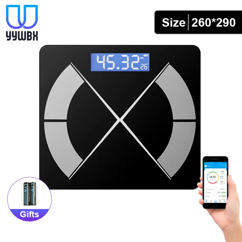 

Bluetooth Body Fat Scale electronic Digital scale Smart Weight scale Floor Bathroom scale balance body weighing scale BMI index