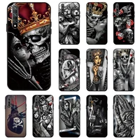 funny skeleton silicon phone case for huawei mate 20 lite case huawei mate20 lite 20 40 pro plus mate20 x 10 9 pro 30 lite cover