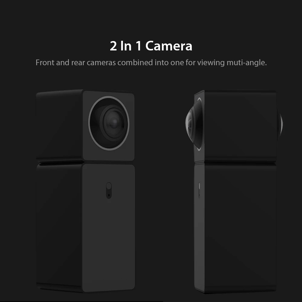 Xiaomi Hualai Xiaofang 1080P FHD ip-камера с двойным объективом 360 панорамная камера вид Wifi Двусторонняя аудио поддержка VR для умного дома