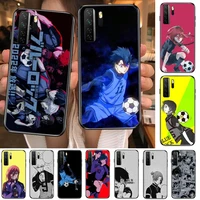 hot anime blue lock black soft cover the pooh for huawei nova 8 7 6 se 5t 7i 5i 5z 5 4 4e 3 3i 3e 2i pro phone case cases