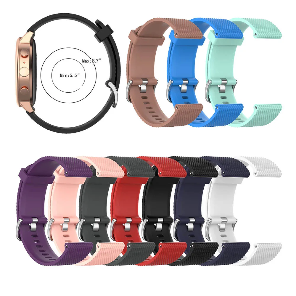 Красный быстросъемный ремешок для Garmin Vivoactive 4s/VivoMove 3s/Garminmove 3s спортивный часов с