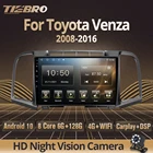 Автомагнитола Tiebro 2DIN Android10 для Toyota Venza 2008-2016, Автомобильный приемник, GPS-навигация, автомобильное радио, автомобильный мультимедийный плеер для Carplay