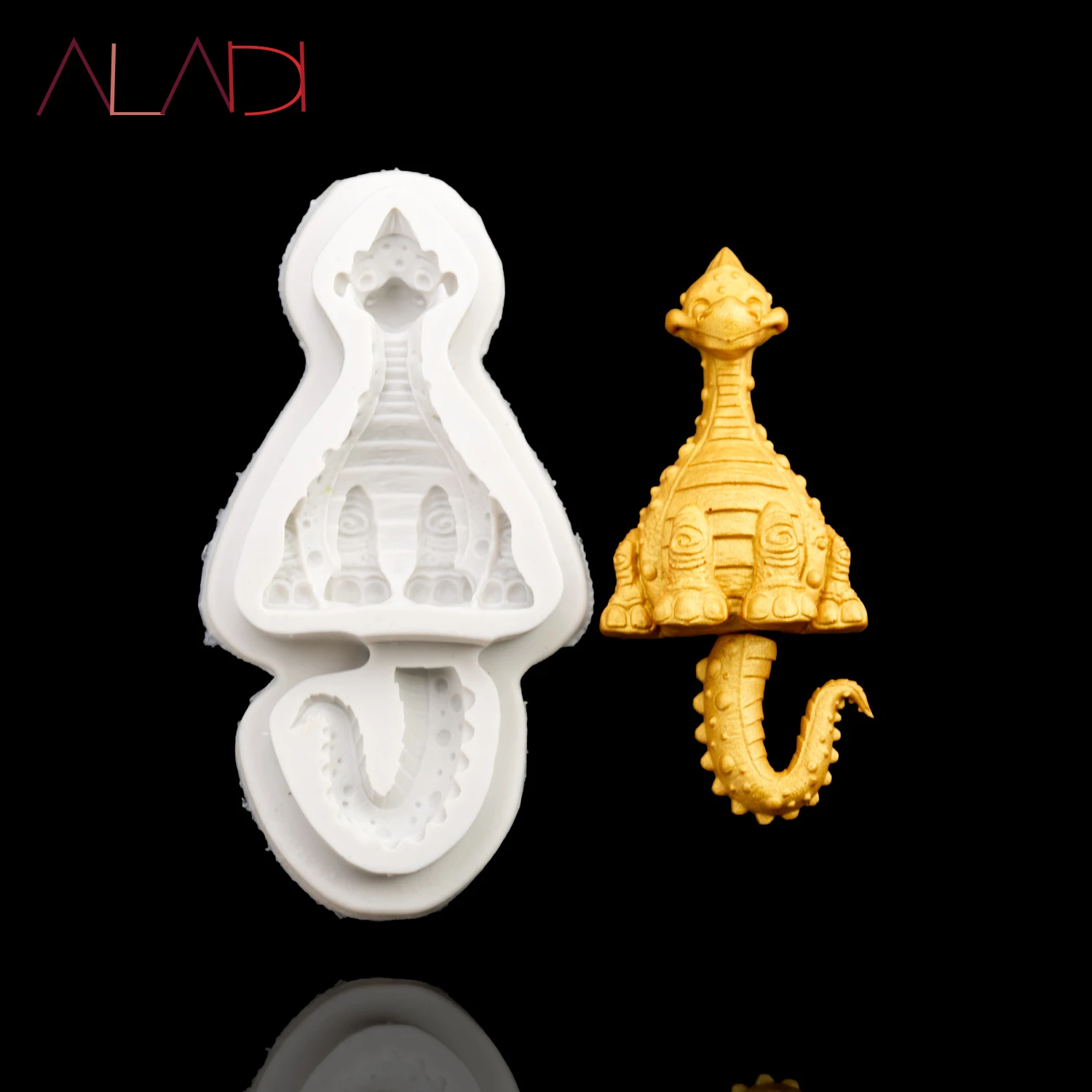 

Diplodocus Dinosaur Silicone Fondant Mold Cake Decoration Tool Cane Sugar Craft Chocolate Shape Baking Pan AD146