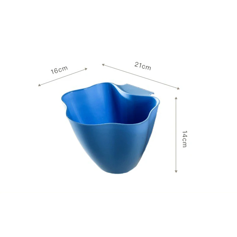 Kitchen Cabinet Hanging Flower Trash Bin |