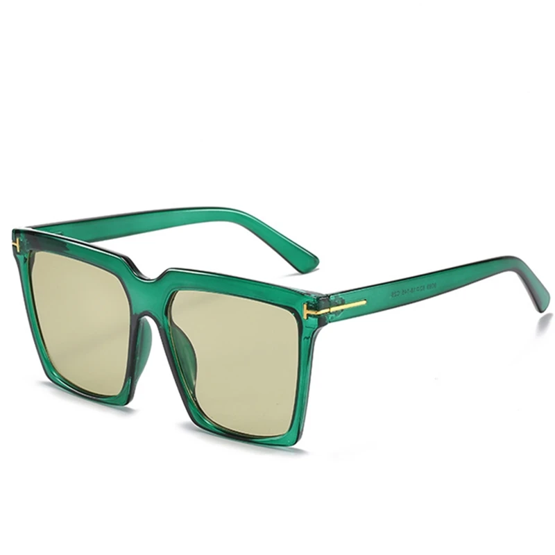 

Square Oversize Sunglasses Women Big Frame Vintage Gradient Luxury Brand 2020 New Designer Sun Glasses Eyewear High Quality