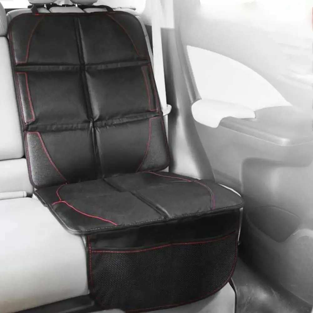 

Car Seat Cover Oxford Pu Leather Car Seat Protector Child Mats Seat Protective Mat Cushion Auto Accessories Black