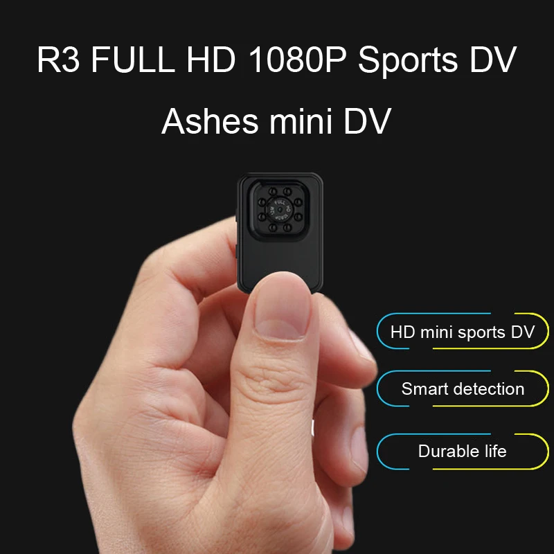 Мини камера с поддержкой Wi Fi HD 1080P микро USB 2 0 порт инфракрасная Ночная S образным