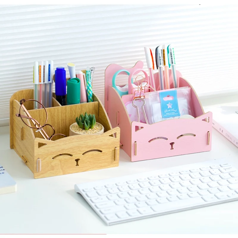 DIY пенал для ручек Творческий Корея коробка хранения рабочего мультфильм