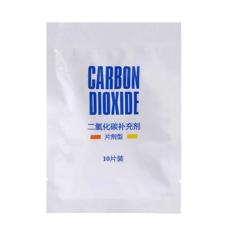 10pcs Аквариум CO2 шипучая таблетка аквариумные растения для углекислого газа ломтик производитель садок для рыбы Watergrass поставить 60/10 шт - Цвет: 10pcs