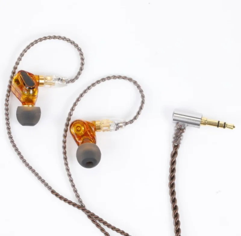 Наушники-вкладыши с двойным динамическим драйвером Paiaudio Hi-Fi аудио 6 мм IEM MMCX