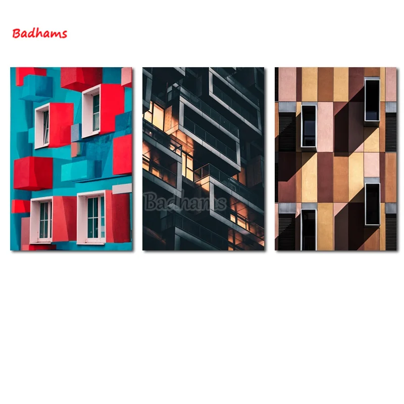 

Poster Aesthetic Printing Canvas Painting French Decoration Artistic Atmosphere Romantic Color Building Window Sill