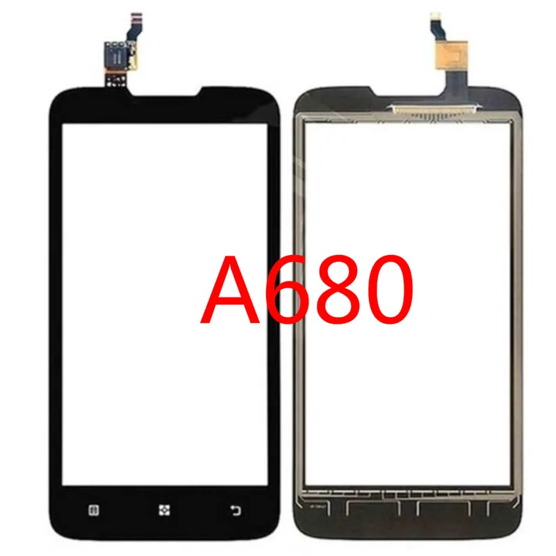 Сенсорный экран для Lenovo A680 Сенсорная панель 5 0 ''ЖК-экран дигитайзер сенсор