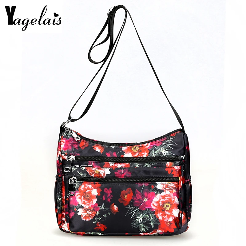 Водонепроницаемая нейлоновая женская сумка мессенджер клатч в стиле ретро