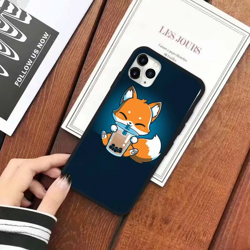 

Cute cartoon animal fox Phone Case for iPhone 11 12 pro XS MAX 8 7 6 6S Plus X 5S SE 2020 XR