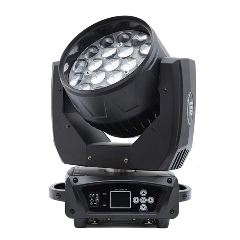 Лидер продаж светодиодный фонарь Wash Zoom RGBW 19*15 Вт 16 каналов DMX512 движущийся