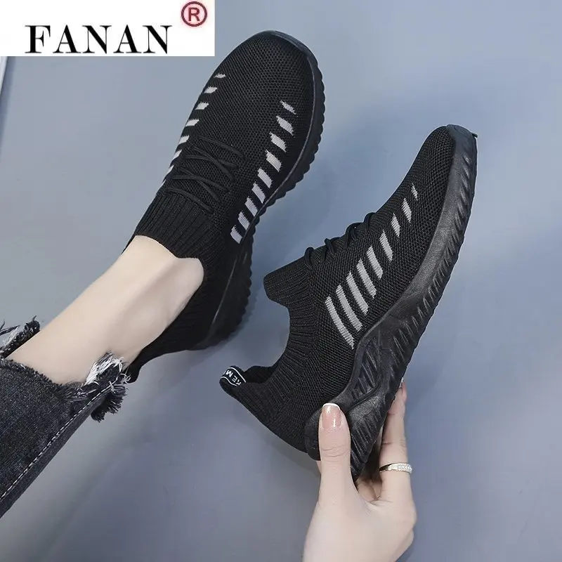 

Women 2021 Spring Fashion Mesh Breathable Women Vulcanized Shoes Casual ShoesComfortable Soft Bottom Sneakers Tenis Feminino