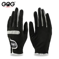 pack 1 pcs mens golf glove left hand right hand micro soft fiber breathable non slip golf gloves men color black
