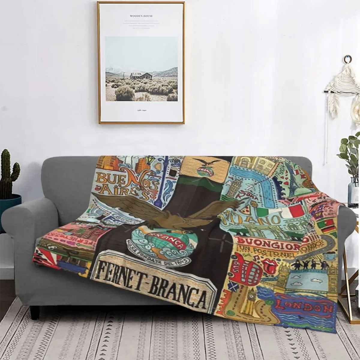 

Manta de Fernet de Argentina Vintage, colcha de cama, alfombra a cuadros, mantas de cama, colcha de verano