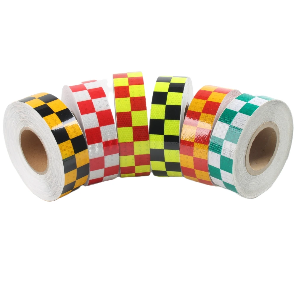 Светоотражающая защитная лента для промышленного строительства, 5 см x 9 м