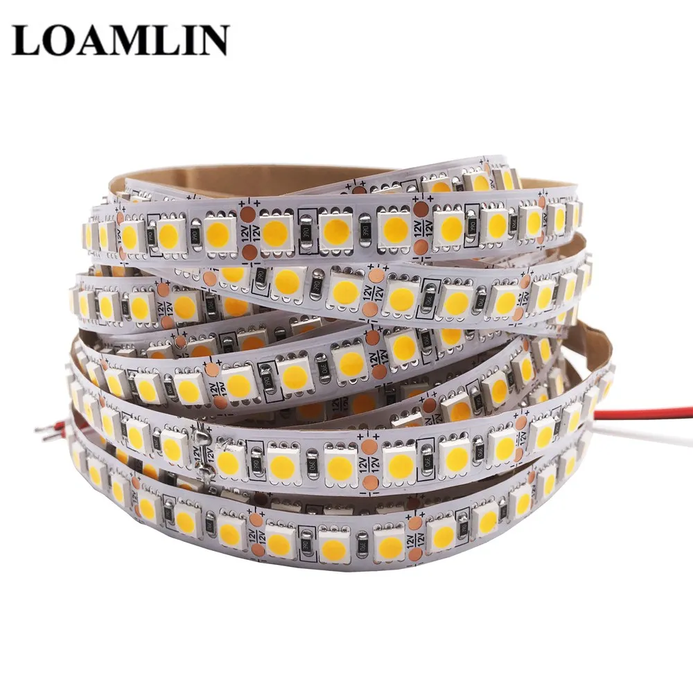 RGB лента на 1 м 5 120 светодиодный s/m SMD 5050 с теплым светом оранжевый синий