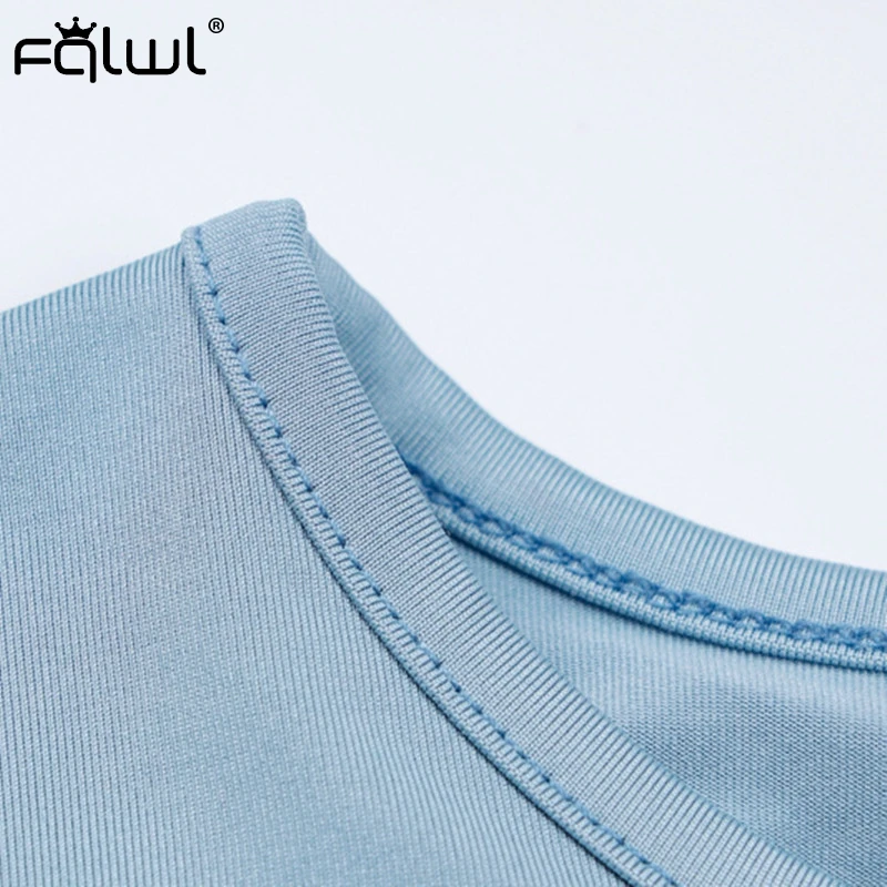 Женское облегающее платье с длинным рукавом FQLWL мини запахом элегантные Клубные