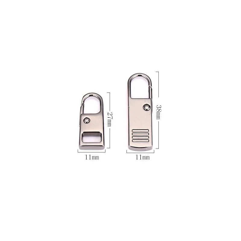 

4PCS Removable Zipper Pull For Clothing Zip Fixer Travel Bag Shoes Suitcase Backpack Zipper Head Slider DIY sewing Kits Metal Zi