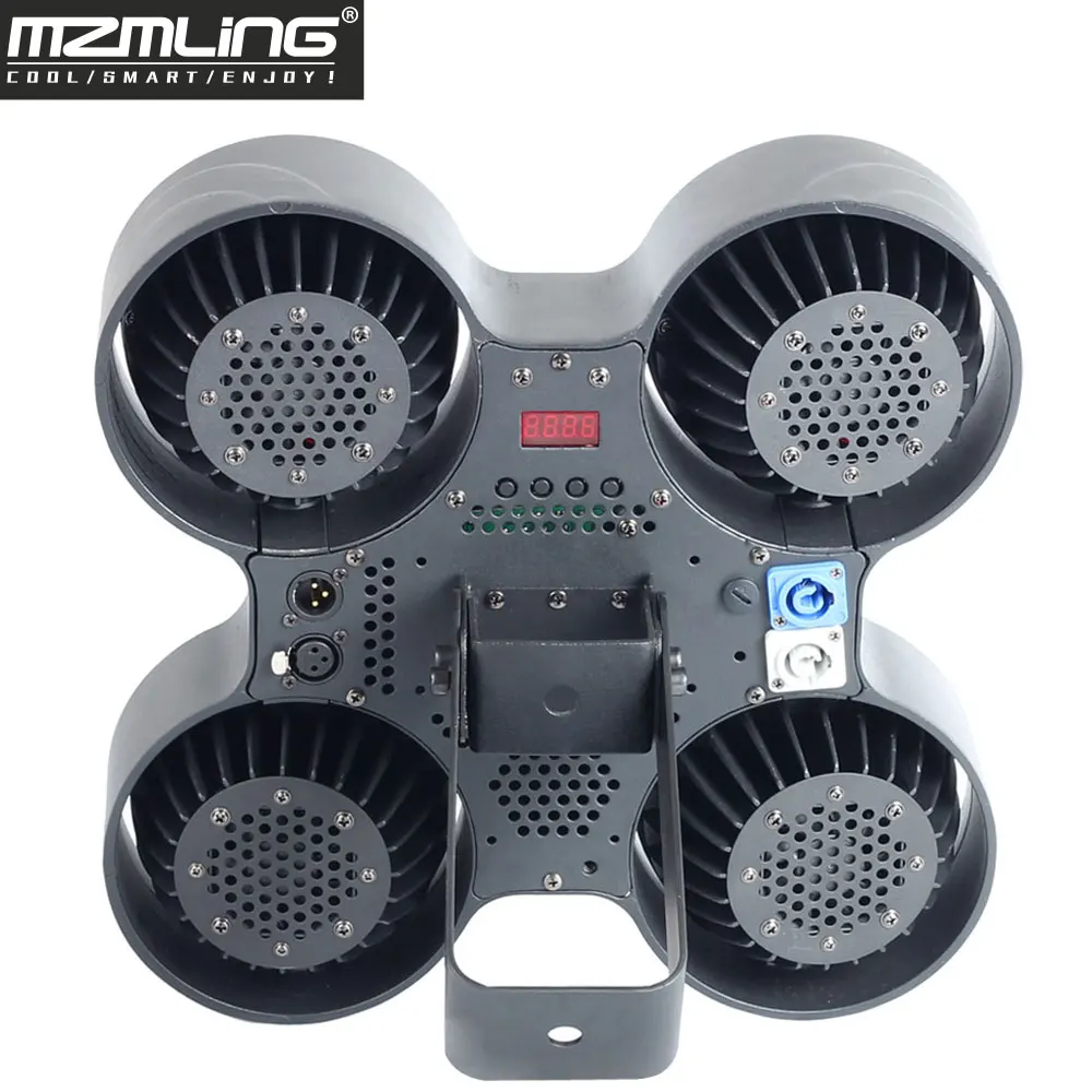4x100 Вт COB 4 глаза матричный светильник DMX512 теплый белый для просмотра
