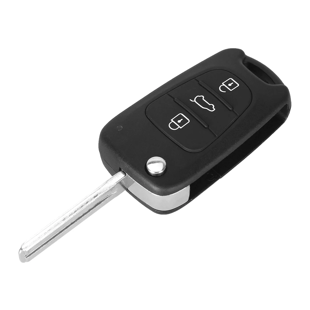 Складной чехол KEYYOU с 3 кнопками для Kia K2 K5 Sorento Sportage Hyundai I20 I30 IX35 Avante корпус