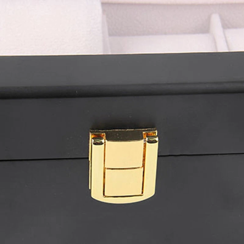 

Beige Lining Wooden Watch Display Case, Glass Topped Wooden Watch Display Case Watch Organizerr,Jewelry Storage