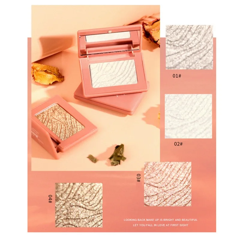 Мерцающий Блеск для лица светящийся макияж хайлайтер палитра бронзовая